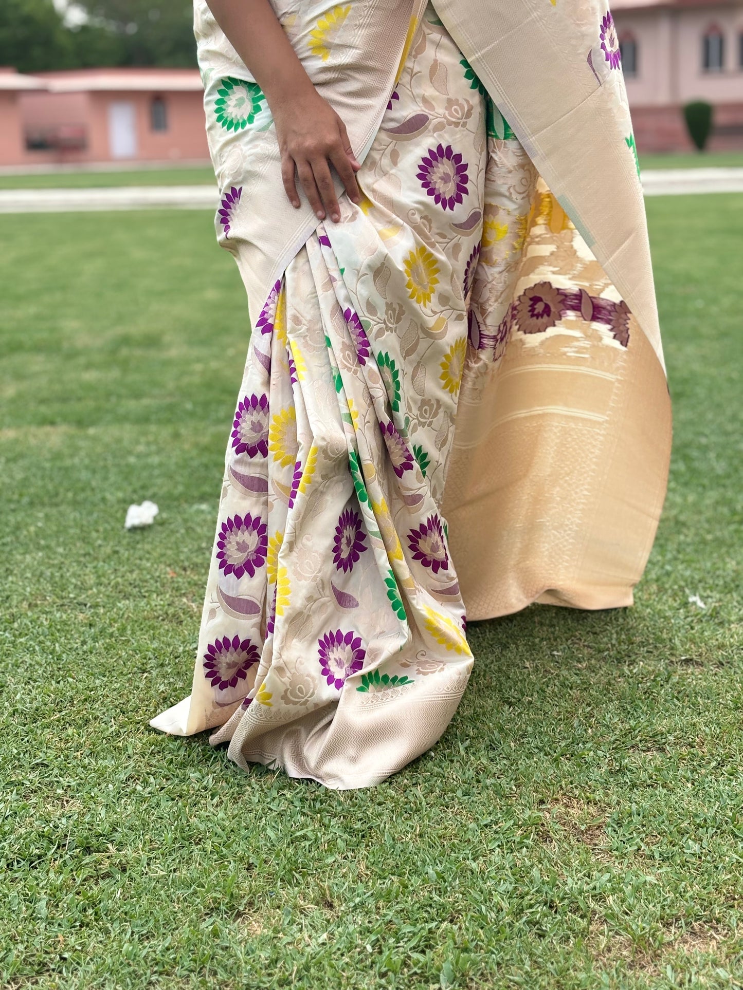 BIEGE Meenakari Banarasi Saree