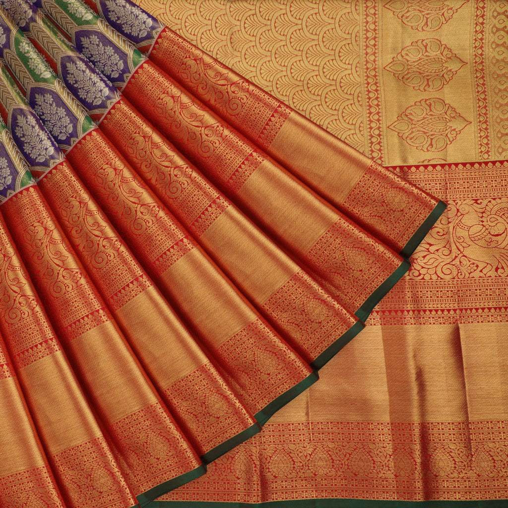 Light Gold Tissue Kanjivaram Silk Saree