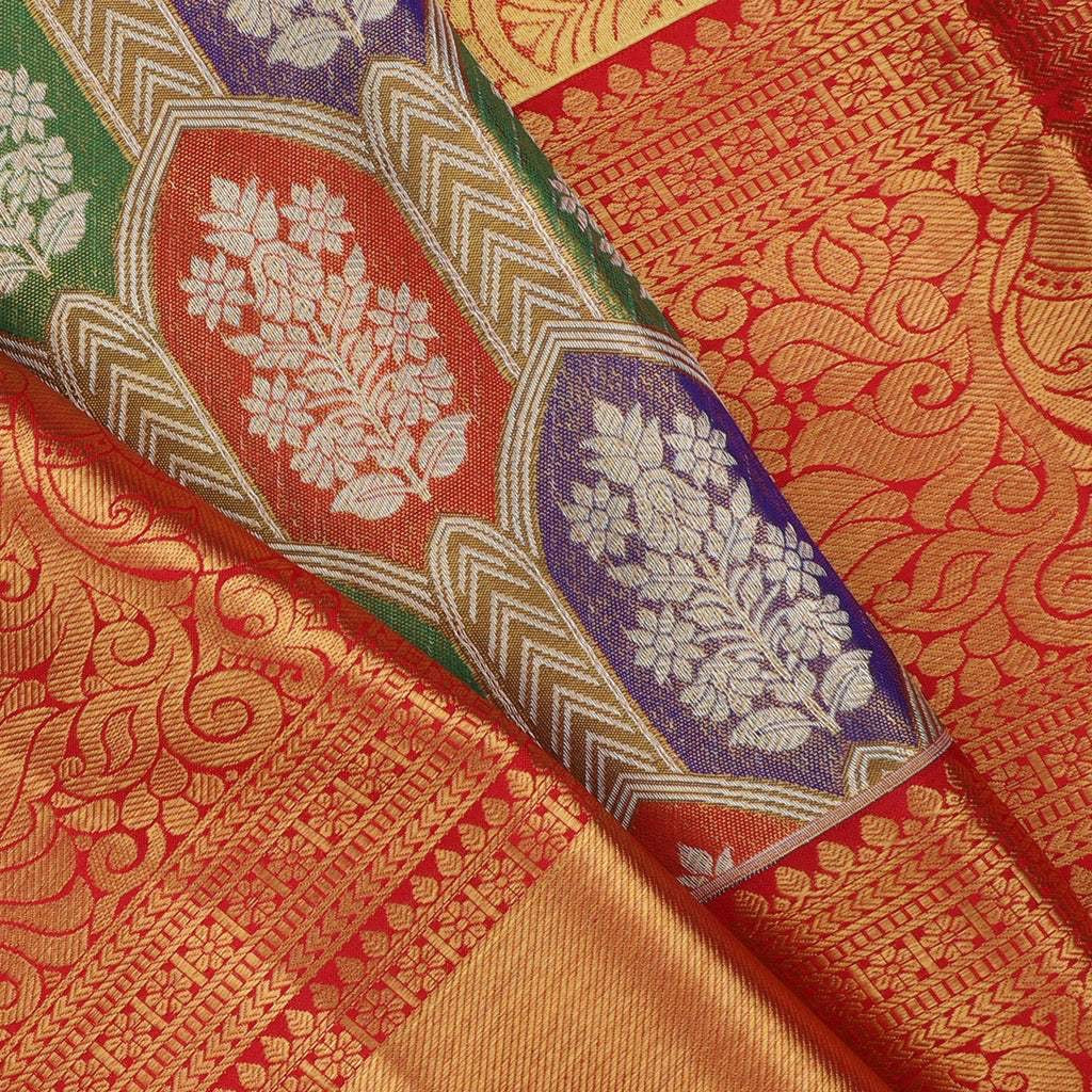Light Gold Tissue Kanjivaram Silk Saree