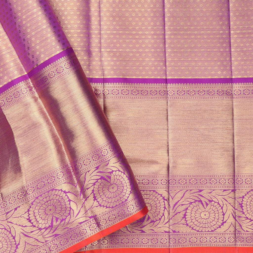 Light Gold Tissue Kanjivaram Silk Saree