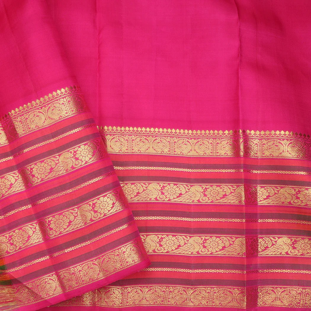 Light Green Kanjivaram Silk Saree