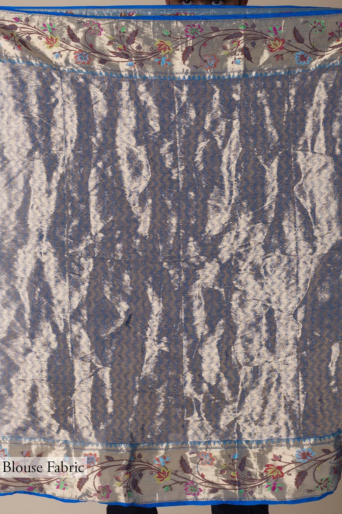 Classic Blue Bandhani Printed Kota Doriya Saree