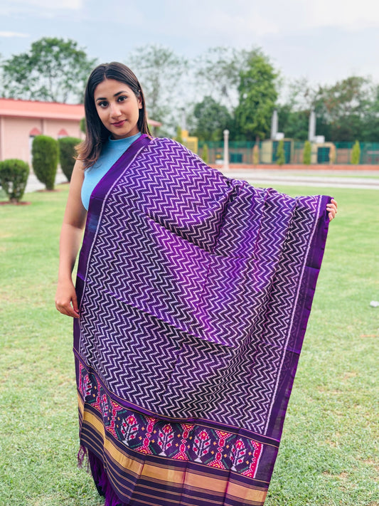 Purple Patola Dupatta