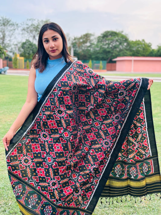 Black Patola Dupatta
