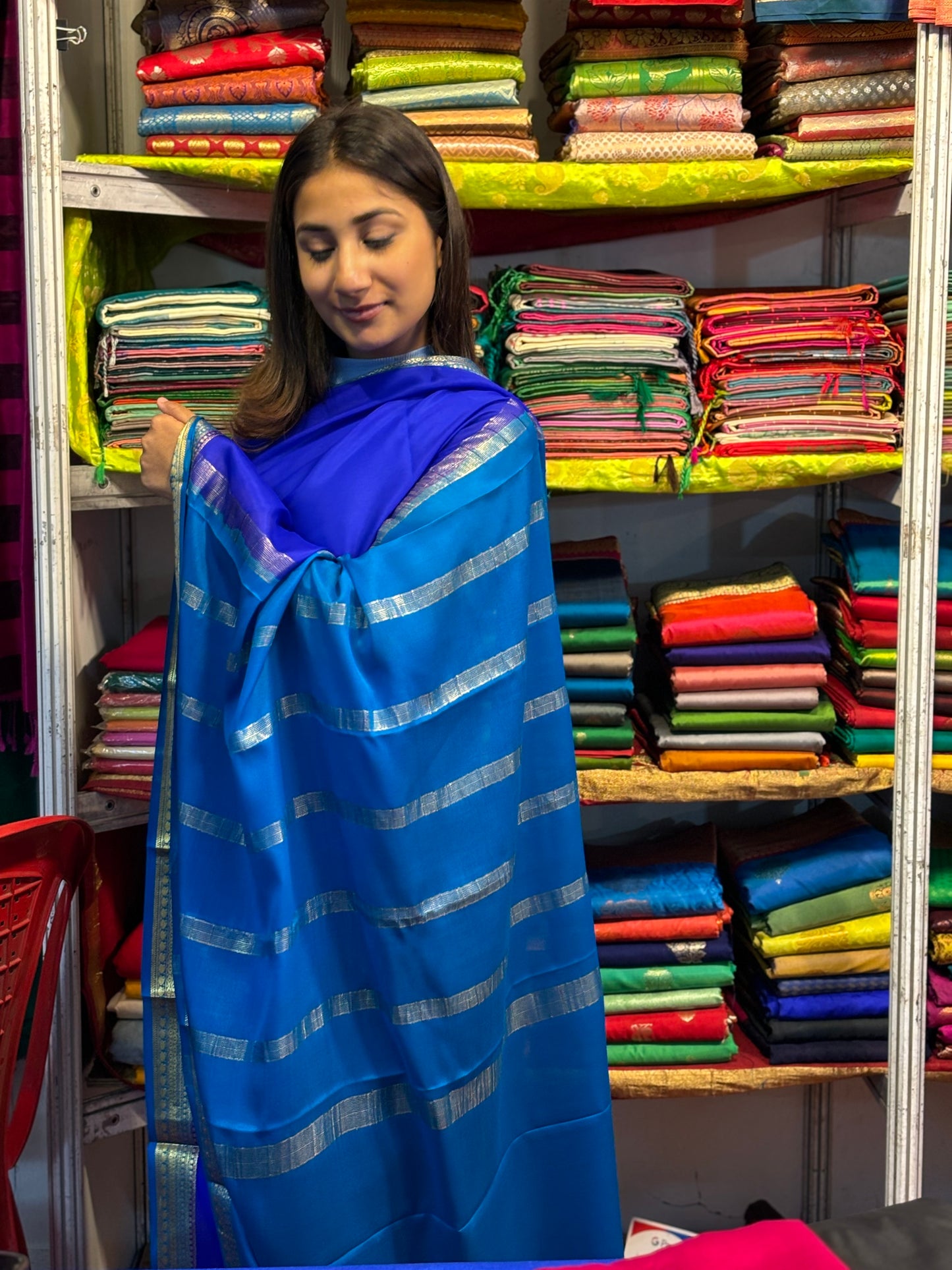 Light Blue Kanjipuram Saree