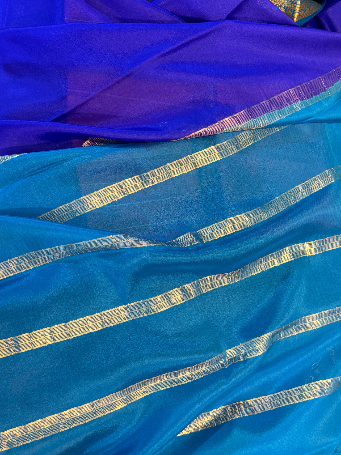 Light Blue Kanjipuram Saree