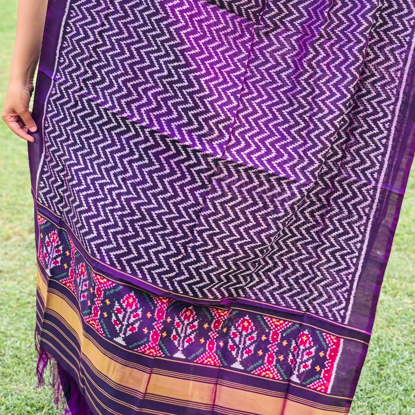 Purple Patola Dupatta